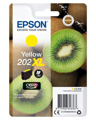 Epson 202XL 8.5ml 650pagina's Geel inktcartridge - [C13T02H44020]