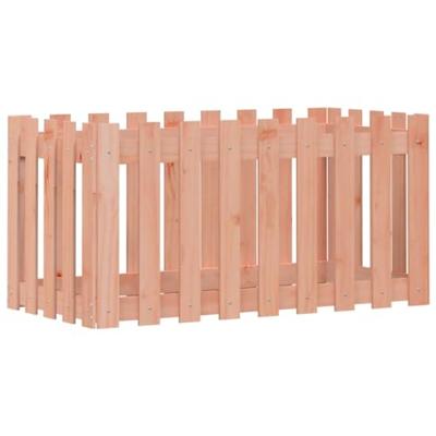 VidaXL Plantenbak verhoogd hekontwerp 100x50x50 cm massief douglashout