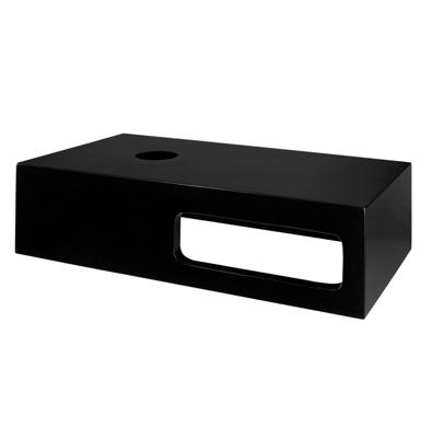 Fontein Planchet Best Design Malo Solid Surface 40x21x10 cm Mat Zwart