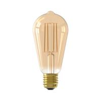 LED volglas LangFilament Rustieklamp 220-240V 4,5W 470lm E27 ST64 Goud 2100K met sensor Calex - Calex - thumbnail