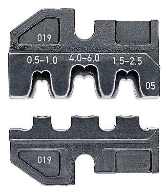 Knipex 97 49 05 97 49 05 Krimpinzetstuk Ongeïsoleerde, open connectoren Geschikt voor tangen Stekkerbreedte 2.8/6.3 mm 0.5 tot 6 mm² Geschikt voor merk Knipex Knipex 97 49 05 97 49 05 Krimpinzetstuk Ongeïsoleerde, open connectoren Geschikt voor tangen Stekkerbreedte 2.8/6.3 mm 0.5 tot 6 mm² Geschikt voor merk Knipex