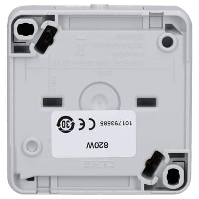 Jung 820W Wandcontactdoos Opbouwbehuizing 1-voudig Grijs 1 stuk(s)