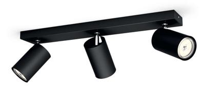 Philips OpbouwspotKosipo 3-lichts zwart - 5059330PN