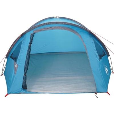 Camping Tent met dak Blauw 308 x 268 x 130 cm Polyester