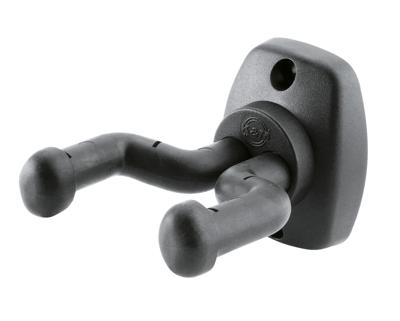 K&M 16250 Gitaar muurbeugel zwart