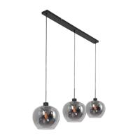 Steinhauer Eetkamer hanglampLotus Ø 25cm - Rookglas - 1898ZW - thumbnail