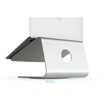 Rain Design mStand 360 Laptop Stand + Swivel Base Silver - thumbnail