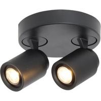 Freelight Spot Razza 2 lichts Ø 17 cm GU10 zwart - thumbnail