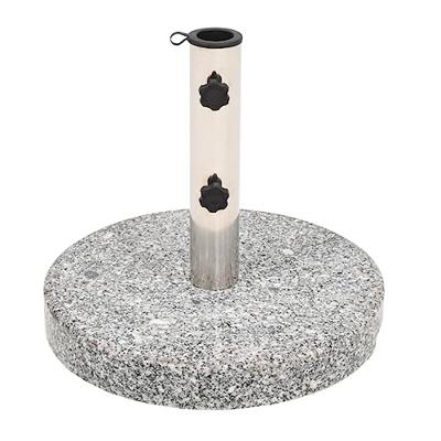 VidaXL Parasolvoet rond 20 kg graniet