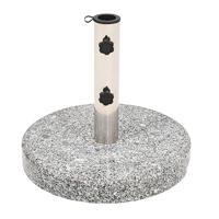 VidaXL Parasolvoet rond 20 kg graniet - thumbnail