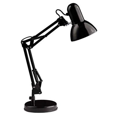 Brilliant Glanzend zwarte bureaulampHenry - 92706/06