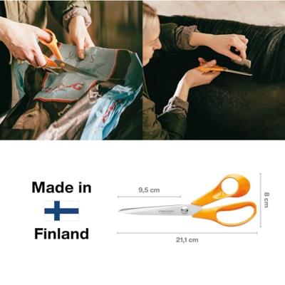 Fiskars classic universele schaar 21 cm oranje/rvs