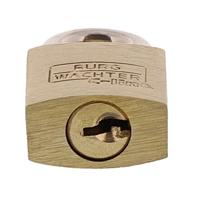 Burg Wächter 4er Set Quadro 222 15 SB Hangslot Gelijksluitend Messing Sleutelslot - thumbnail