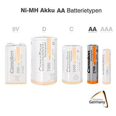 Camelion Batterij oplaadbaar aa / lr06 nimh 1,5v - 2600 mah (4 stuks)