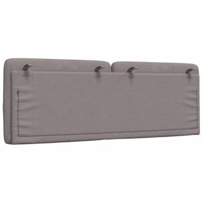 Hoofdbordkussen 120 cm stof taupe Hoofdbordkussen 120 cm stof taupe