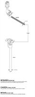 Tama CA45EN Bekkenarm 45cm - thumbnail