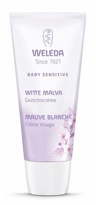 Weleda Baby witte malva sensitive gezichtscreme 50 Milliliter