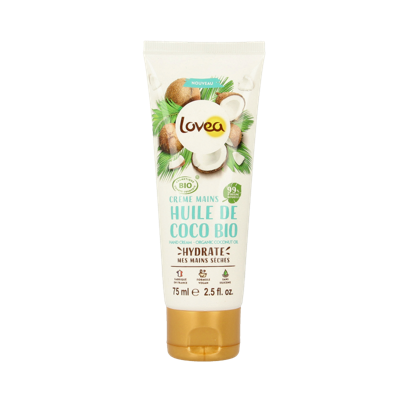 Lovea Hand cream organic coco oil 75 Milliliter Lovea Hand cream organic coco oil 75 Milliliter