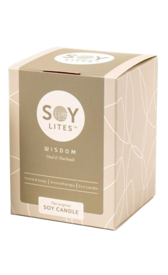 Soylites Soycandle Wisdom - Oud & Patchouli