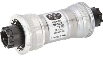 Shimano BB-5500 Trapas 109,5 mm ITA - Zilver Shimano BB-5500 Trapas 109,5 mm ITA - Zilver