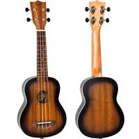 Flight Gemstone Series NUS380 Coral sopraan ukelele met gigbag - thumbnail