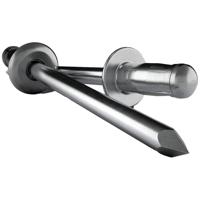 Gesipa 1433487 Popnagel (Ø x l) 4 mm x 10 mm Aluminium Aluminium Aluminium Blindniet Al/St 4x10mm Standard KS 5,0-6,5mm 500 stuk(s) - thumbnail