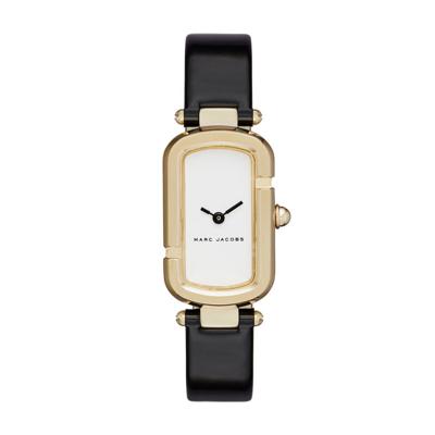 Horlogeband Marc by Marc Jacobs MJ1487 Leder Zwart 12mm