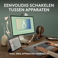 Logitech 910-007013 muis Reizen Ambidextrous RF-draadloos + Bluetooth Optisch 4000 DPI - thumbnail