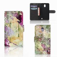 Hoesje Nokia 2 Letter Painting | Portemonnee hoesje - thumbnail