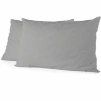 Kussensloop HOME LINGE PASSION Grijs 50 x 70 cm (2 Stuks) - thumbnail