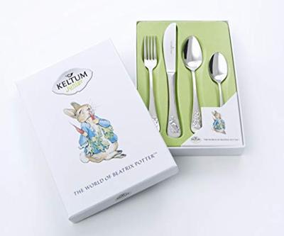 VAN KEMPEN EN BEGEER - Junior 18/10 - Kinderbestek Beatrix Potter 4-delig