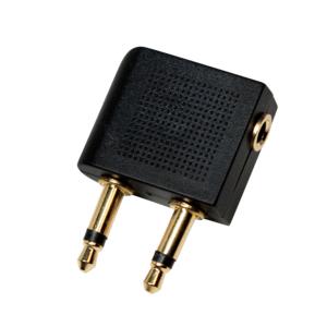 LogiLink CA1089 audio-adapter voor de vliegtuigstoel-audioaansluiting