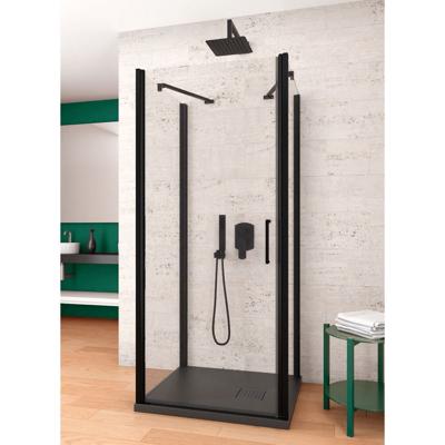 Douchecabine Lacus Giglio Evo 1 Klapdeur Helder Glas Zwart (alle maten x2 zijwanden) Douchecabine Lacus Giglio Evo 1 Klapdeur Helder Glas Zwart (alle maten x2 zijwanden)