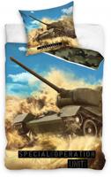 Tank Special Operation Dekbedovertrek - 140 x 200 cm - katoen - thumbnail