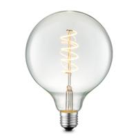 Edison Vintage LED lamp E27 LED filament lichtbron, Spiraal Globe G95, 9.5/9.5/13.5cm, Helder, Retro LED lamp Dimbaar, 4W 280lm 3000K, warm wit licht, geschikt voor E27 fitting - thumbnail