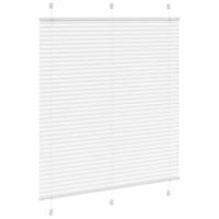 Pliss rolgordijn 120x100cm stofbreedte 119,4cm polyester wit - thumbnail