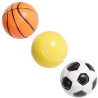 Cilgro Fun sports foam ballen 3 stuks in netje - thumbnail