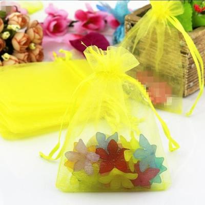 100 stuks organza geschenk zakken sieraden verpakking tas bruiloft feestdecoratie grootte: 7x9cm (D10 geel) 100 stuks organza geschenk zakken sieraden verpakking tas bruiloft feestdecoratie grootte: 7x9cm (D10 geel)