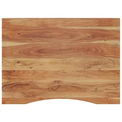 Bureaublad rechthoekig 100x80x2,5 cm massief acaciahout