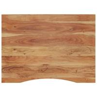 Bureaublad rechthoekig 100x80x2,5 cm massief acaciahout - thumbnail