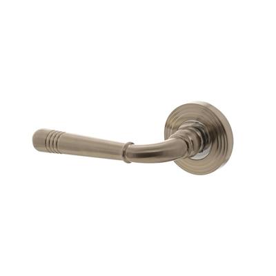 Gatdeel links 1725 Emily op rond rozet 7mm nokken chroom nikkel mat