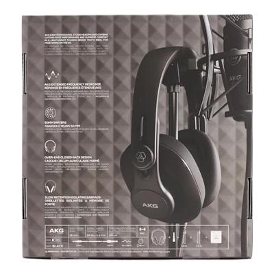 AKG K361 Over Ear koptelefoon Kabel Zwart Noise Cancelling Vouwbaar Studio