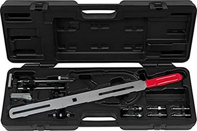 Tweemassavliegwiel testgereedschap zonder hoekgradenschijf en meetklok, 15-delig KS Tools 150.2435 Tweemassavliegwiel testgereedschap zonder hoekgradenschijf en meetklok, 15-delig KS Tools 150.2435