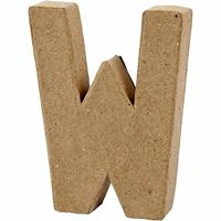 Creativ Company Letter papier-maché - w, 10cm - thumbnail
