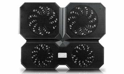 DeepCool multi core x6 laptopkoeler (zwart, 2x usb 2.0)
