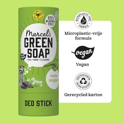 Marcel's Green Soap Deodorant stick tonka & muguet 40 Gram