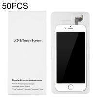50 PCS LCD-scherm en Digitizer witte kartonnen doos verpakking voor iPhone 6s & 6 - thumbnail