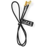 Nedis Antennekabel | SMA Female | SMA Male | Verguld | 50 Ohm | Enkelvoudig Afgeschermd | 0.50 m | Rond | Gevlochten | Zwart | Label - CSGL02020BK05 - thumbnail