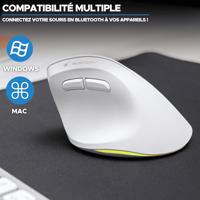 Muis Bluestork Demi-Sphere Wit - thumbnail