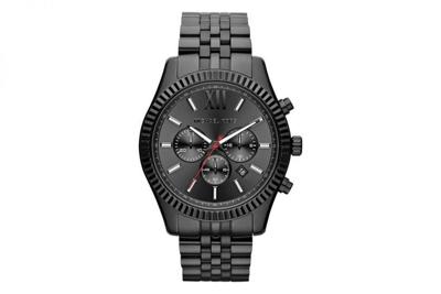 Michael Kors Brookton Chronograph 45 mm staal zwart | MK8320